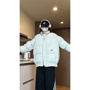 自家图 短款飞行立领棉服男宽松加厚保暖情侣厚外套 MY21-P78图片