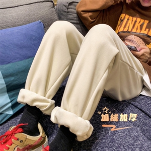 2024冬季加绒加厚休闲裤男束脚裤裤子313A-1-NK76-P65 控78图片