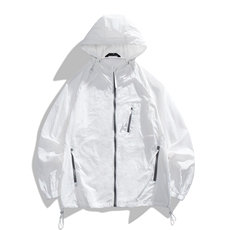 抖音夏季中性风时尚凉感轻薄透气户外防晒衣皮肤衣F7730-P30，男装防晒衣，星座1403A