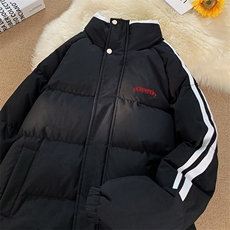 量大优可提供视频冬棉衣立领条纹HD019-1-MF5254-P75，男装棉衣，电商019-1