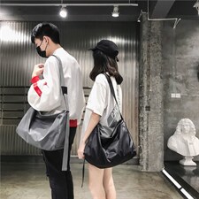 瑜伽包防水！强推！(可参与满减)新款潮简约纯色单肩斜挎旅行包大容量运动包健身包瑜伽包，鞋类箱包男包，星座510A-2