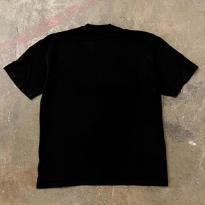 1506/Q3390/P35痞帅印花男夏季圆领宽松短袖重磅230g纯棉潮牌图片