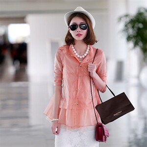 时尚女装夏季新款防晒衣 轻薄透气显瘦百搭外套,女装防晒衣,凯瑟曼