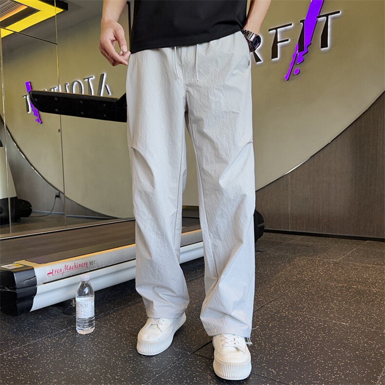 男士休闲裤夏季2025新款时尚百搭直筒裤长裤K25022-P75,男装休闲裤,电商A237