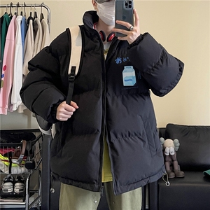 抖音品质冬季保暖棉服情侣百搭立领棉衣MY23405特批70控118,妈妈休闲鞋搭配什么服装图片