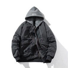 现货三色带帽可拆卸秋冬飞行服棉服情侣装夹克潮牌炸街外套，男装棉衣，电商A105