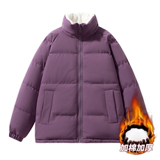 抖音直播连帽棉衣假两件加厚棉袄情侣款百搭面包服MY111-P65，男装棉衣，星座1402-1