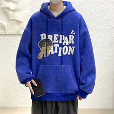 秋季港风连帽卫衣男宽松长袖打底衫外套XZ214-8Y287P38，男装卫衣，星座1204-3