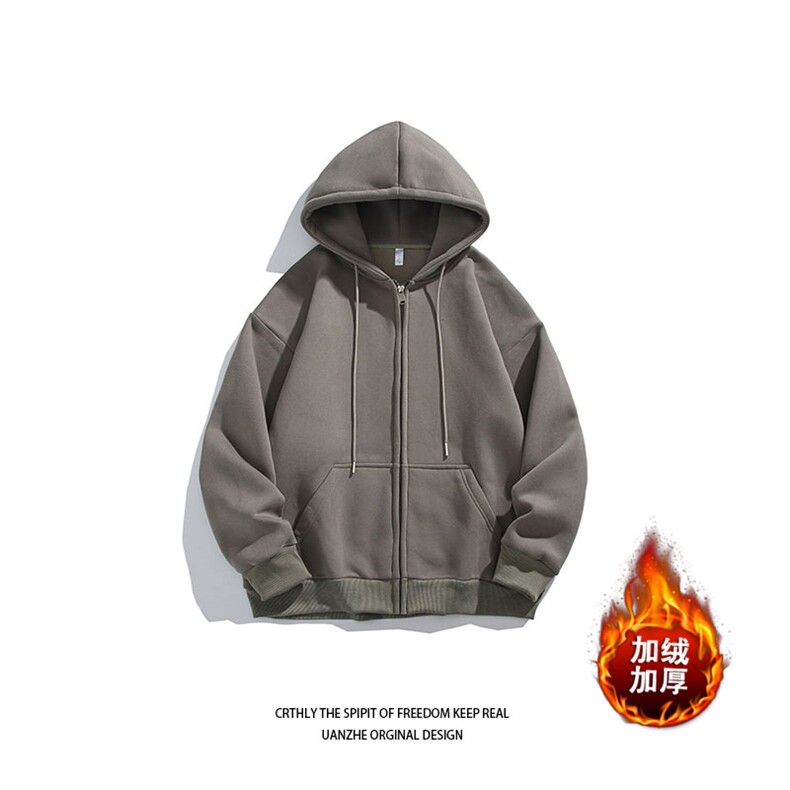 加绒加厚连帽卫衣男多色性价比潮流外套23XW99501J-特批40,女装短外套,电商A042