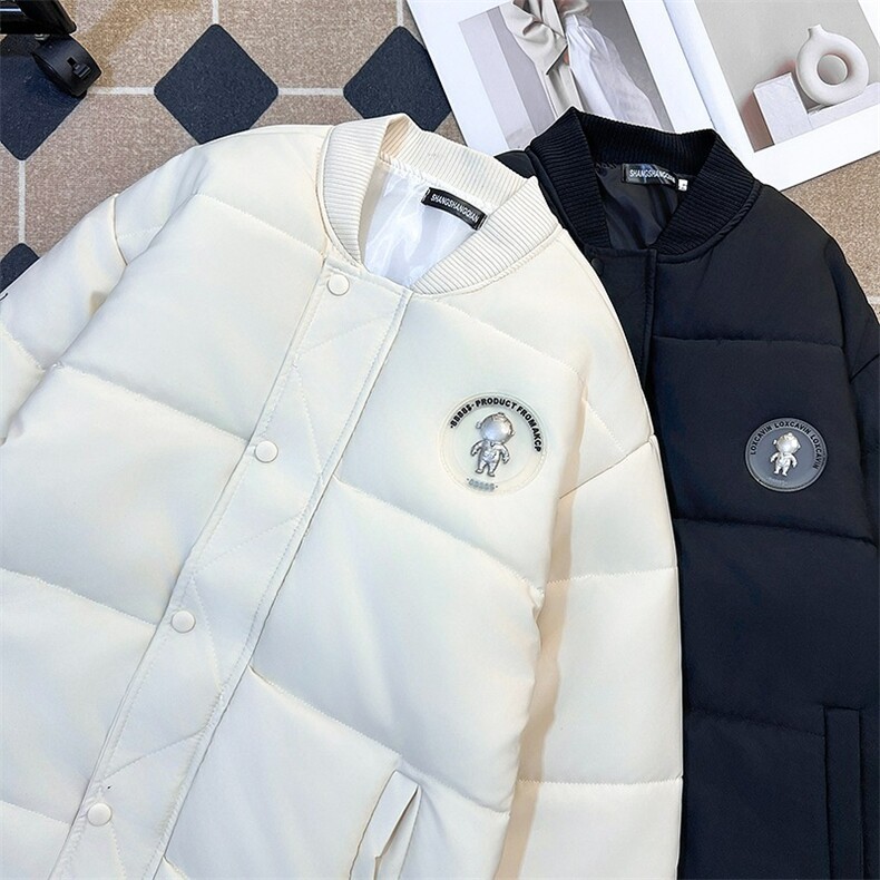 2025年新款冬棉衣设计感小众棉袄ins棒球棉服外套男女潮TT535P78,男装棉衣,星座1013-5