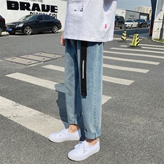 春夏季简单百搭牛仔裤男韩版潮流直筒休闲裤K905/P55，男装牛仔裤，电商D202
