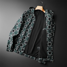 2025年春装新款男士连帽印花夹克M-5XL8009-P175，男装夹克，钱塘6026
