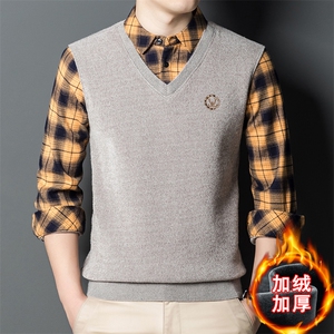 C13306加绒加厚假两件数据好主推精品男士打底保暖舒适P75图片