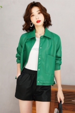 现货主推2022新款机车服小皮衣休闲显瘦百搭皮衣外套女两件套，女装套装/套裙，江南女神