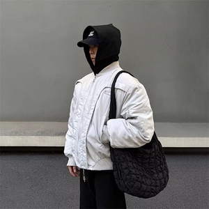 网图 美潮解构设计短款boxy版飞行员夹克棉服外套 W1837/特P88图片