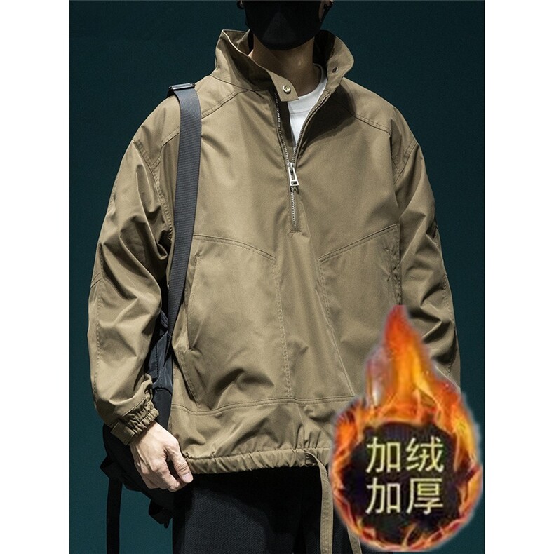 W10530-P55网图现货美式山系复古冲锋衣夹克高品质加绒P68,男装夹克,星座1608
