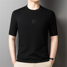 圆领长袖上衣男士春秋季2023新款潮牌卫衣时尚印花中年春装男，男装卫衣，电商B212（原钱塘6029）