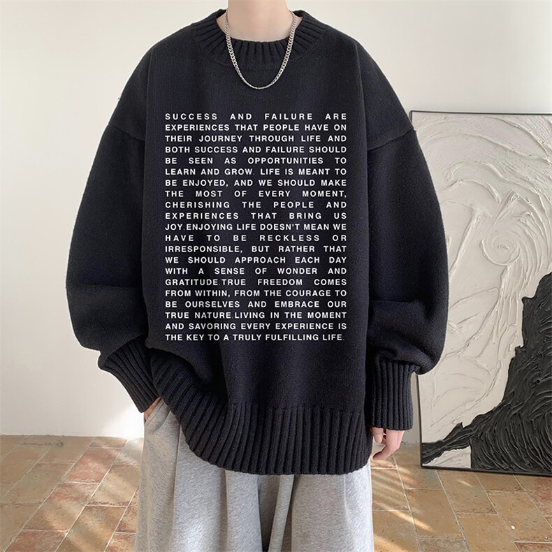 半高领毛衣男士大码针织衫男毛线衣男M18351-P45加绒款-P65,男装针织衫/毛衣,电商A040