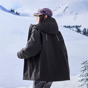 防寒工装潮羽绒服男女加厚保暖雪乡旅游外套男 XZ309 Y95753 P275图片