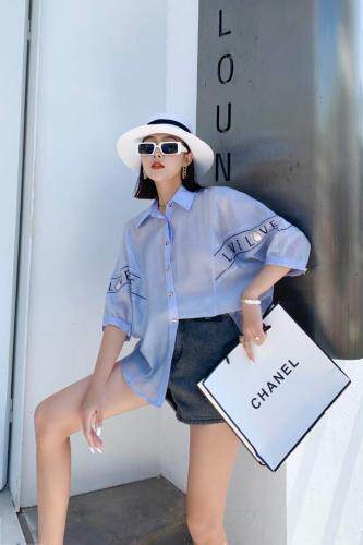 2021新款夏季韩版款短天丝，女装，初婇
