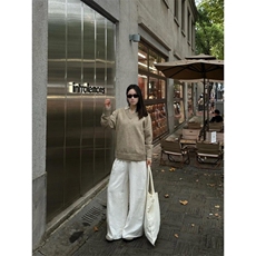 【有货】MYGF09LL-特P73假两件V领毛衣美式复古cleanfit针织衫，男装针织衫/毛衣，星座1007（原301D）