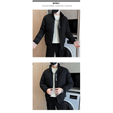 网络图现货男士立领加厚棉服商务上衣新款时尚男装R8388-P68，男装棉衣，星座1005-4