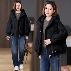 2025年冬季新款时尚简约显瘦棉服现货，女装棉衣/棉服，婷思杰（原婷想服饰）