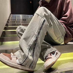 美式牛仔裤男款秋季长裤潮 WH65 P53图片
