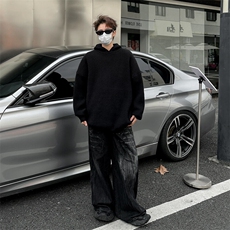 连帽毛衣男款2025秋冬季新款痞帅慵懒宽松针织衫外套MY620-P53，男装针织衫/毛衣，星座308B-2