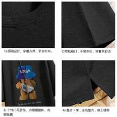 春夏季七分袖t恤男大码五分袖男短袖中袖砖墙挂拍Q11288-P30，男装T恤，电商A040A