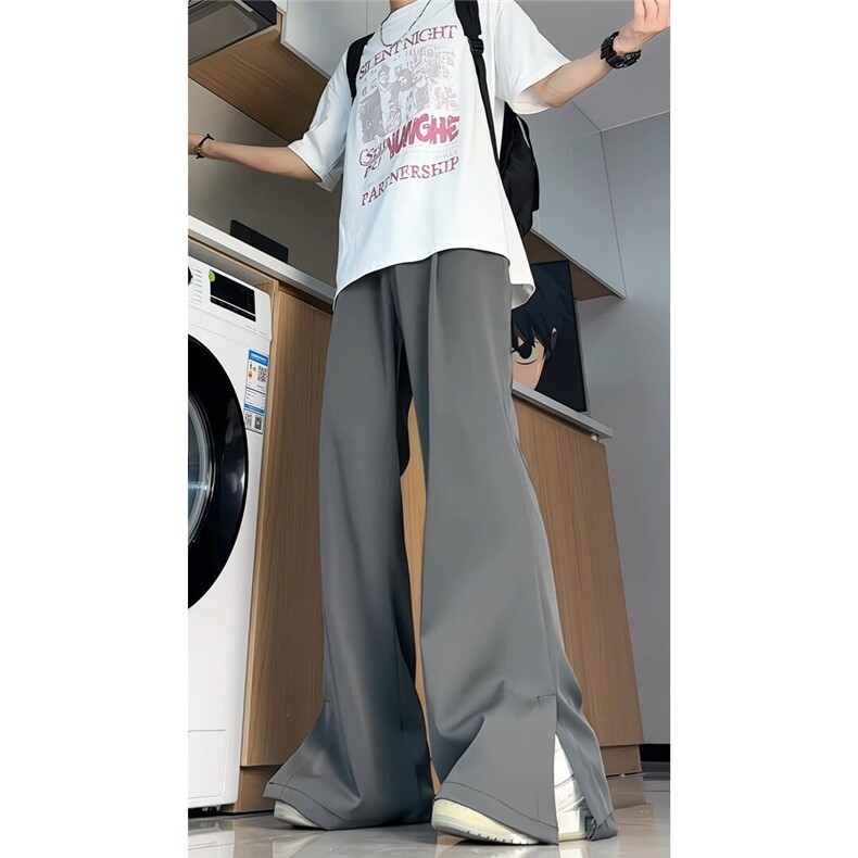 美式复古高街日常通勤宽松休闲裤KZ1010150-TP40，男装休闲裤，电商A247