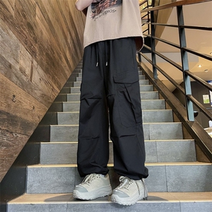2024新款潮牌宽松直筒阔腿裤大口袋工装休闲长裤 现货 K7897-P38图片