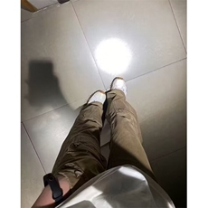 工装裤春秋新款高街直筒牛仔裤男复古垂感微喇叭长裤子K373，男装牛仔裤，星座1116A（原606A-3）