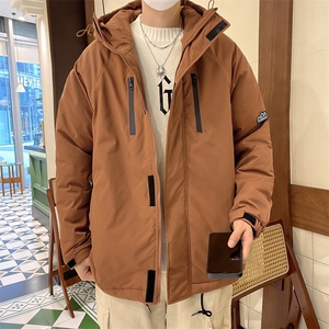 F93-P83 美式机能冲锋衣男士2024冬季新款高街潮牌户外连帽外套图片
