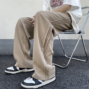 2023高级感宽松直筒冰丝裤夏季潮牌垂感休闲裤 K6989-P35图片