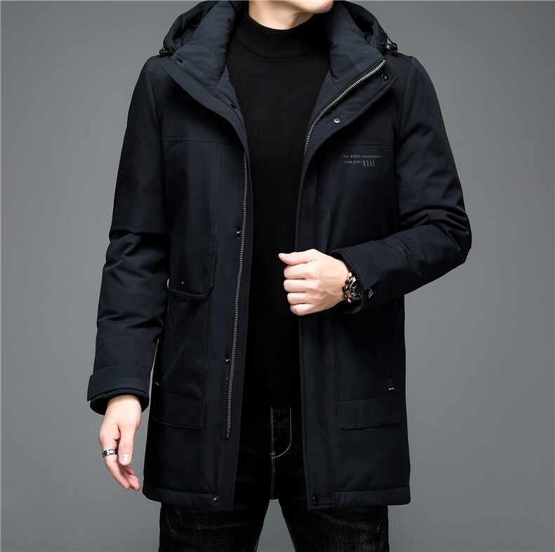 2021男士百搭中老年可脱卸帽保暖休闲羽绒服外套ALXB9665-P355,男装羽绒服,电商B212（原钱塘6029）