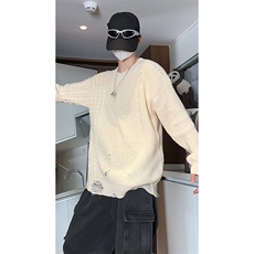 破烂毛衣男针织衫KD637-P45，男装针织衫/毛衣，电商D312-1