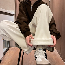 米白加绒款