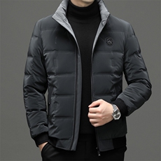 DF99708钱塘2020-2冬季厚款商务休闲简约中年男士羽绒服P245，男装羽绒服，钱塘207-2