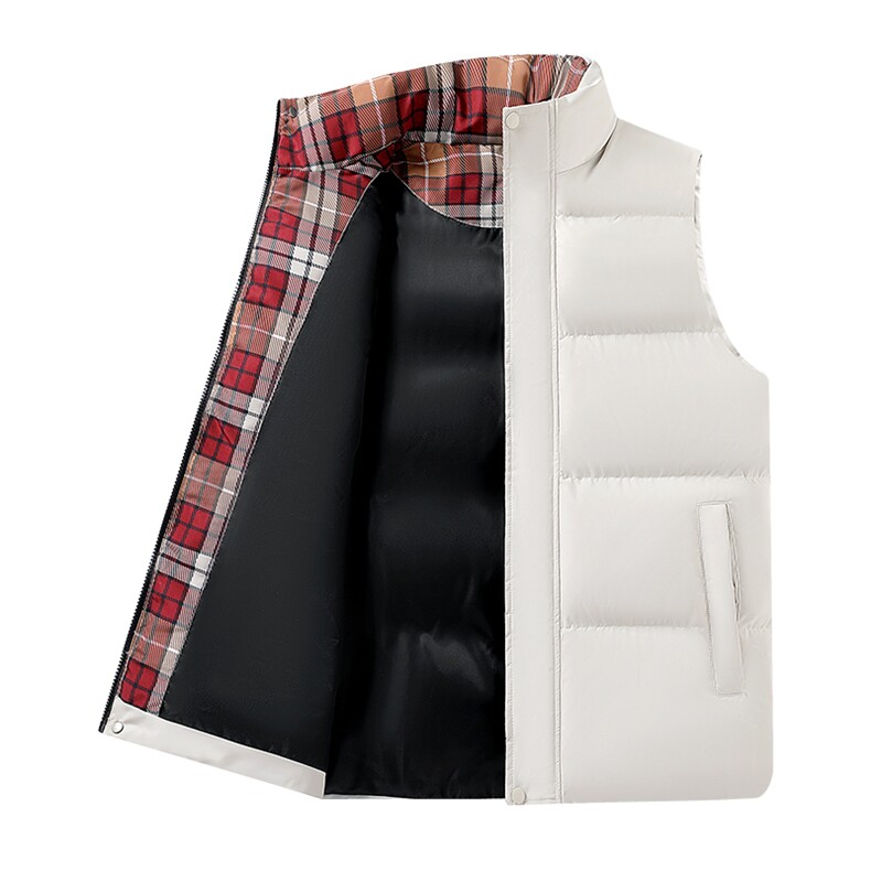 A440-1-BJ608-P38冬季背心棉服马甲立领男女同款,男装背心/马甲,电商A440-1