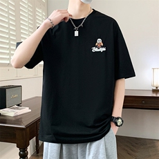 夏季男短袖t恤高品质多工艺发泡印大码T恤衫HF1118-P34，男装T恤，星座1206（原A206）