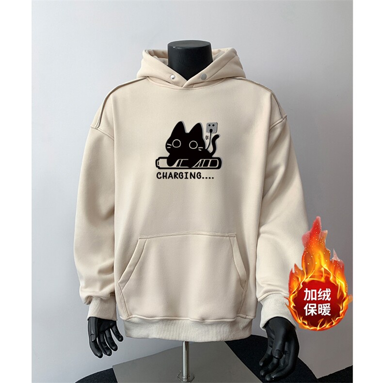 360克重磅图拉链华棉连帽卫衣【有货】C403A-WY25239LLJR-P85,男装卫衣,电商C403A