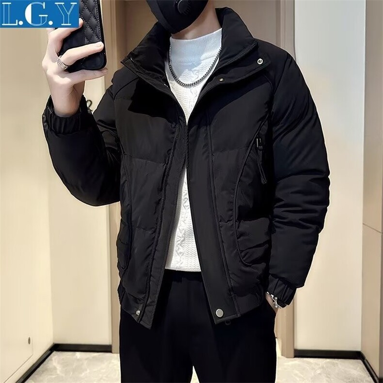 男士潮牌棉衣冬季韩版潮流痞帅立领棉服2025年新款男装冬款棉袄子,男装棉衣,星座1013