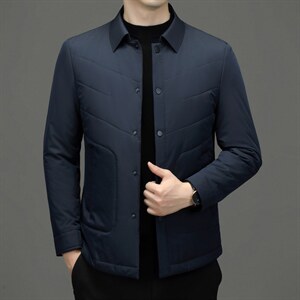 中年男新款冬季加厚棉服爸爸冬装短款棉衣外套 ZL18399-P175图片