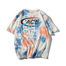 【】A003-HT1023-P35夏装扎染炫酷时尚短T海报，男装T恤，电商A003
