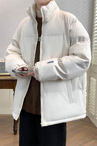 冬上新加棉加厚时尚棉服青少年潮港风立领棉衣外套男女 8801-P65图片