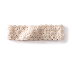 2025百搭时尚钩花发带，头饰，蒙娇羊绒