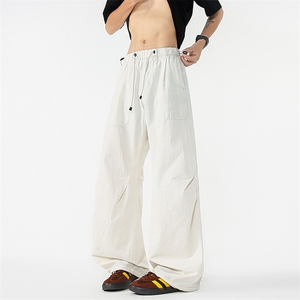 8XL-M 日系户外防泼登山裤男直筒束脚休闲裤夏徒步工装裤K9158P68图片
