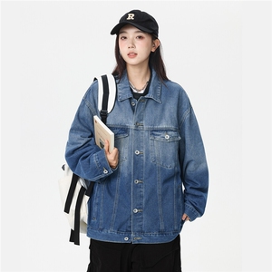 春季新款水洗软牛仔夹克翻领上衣深度库存高品质可主推-K718-P55图片