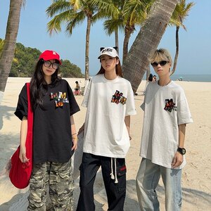 魔术贴刺绣纯棉240克短袖ZX0195-P38图片